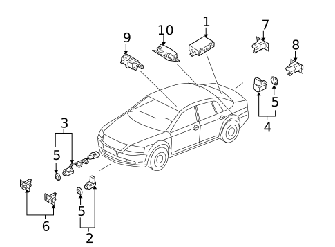 Electrical Components for 2005 Volkswagen Phaeton #0