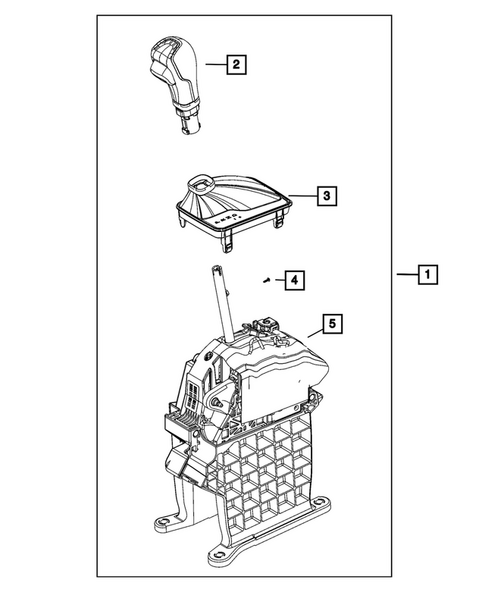 Gearshift Controls and Related Parts for 2026 Jeep Compass #1