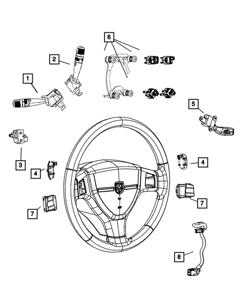 Switches for 2008 Jeep Grand Cherokee #1