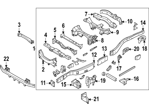 Frame & Components for 2025 INFINITI QX80 #0