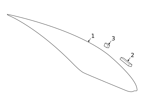 Glass & Hardware - Back for 2021 Mercedes-Benz C63 AMG #0