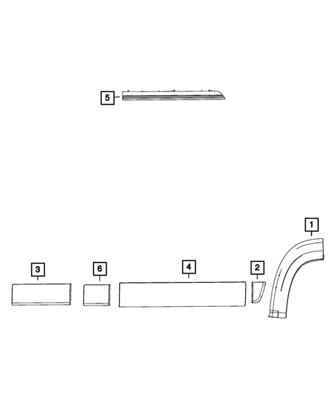 Moldings and Ornamentation for 2024 Ram ProMaster EV #1