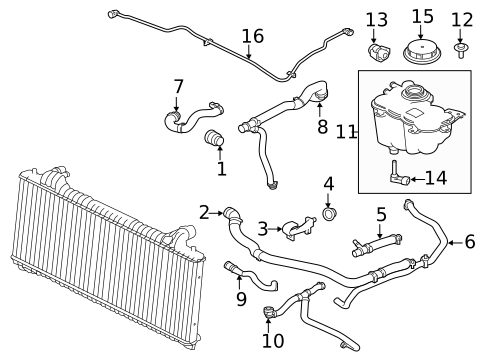 Hoses & Lines for 2017 Jaguar XE #0