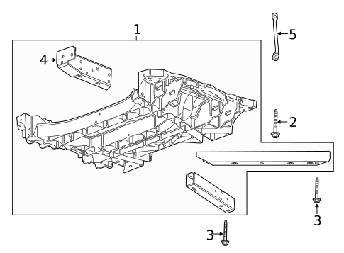 Suspension Mounting for 2020 Chevrolet Corvette #1