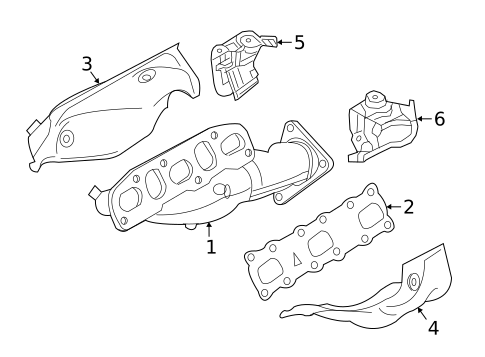 Exhaust Manifold for 2019 INFINITI Q70 #8