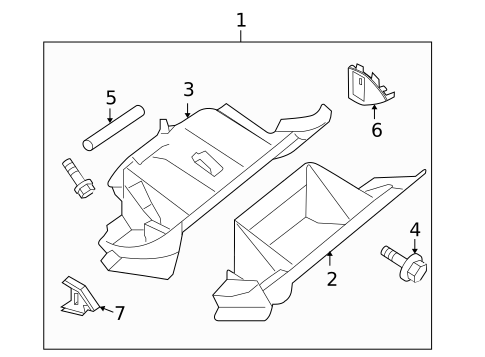 Glove Box for 2011 Nissan Altima #0