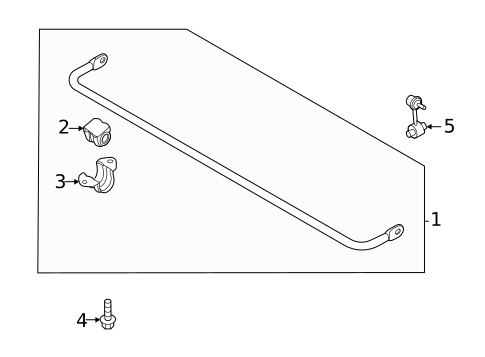 Stabilizer Bar & Components for 2023 Hyundai Elantra #1