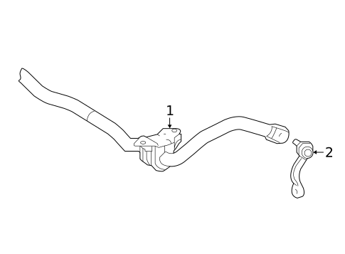 Stabilizer Bar & Components for 2025 Lexus LS500h #2