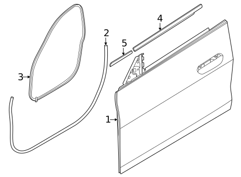 Door & Components for 2024 BMW 330i #8