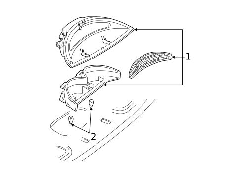 Bulbs - Chassis for 2001 Mercury Sable #2
