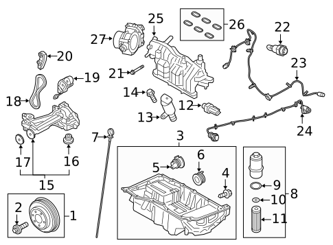 Fuel Injection System & Related Components for 2018 Ford Fusion #0