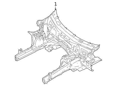Inner Structure for 2012 Porsche Panamera #1