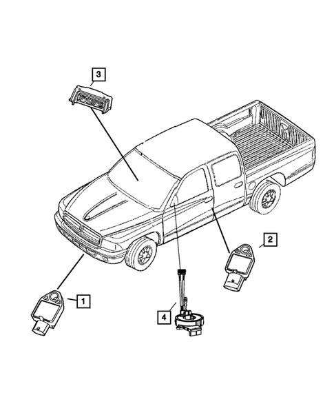 Air Bags for 2011 Ram Dakota #1