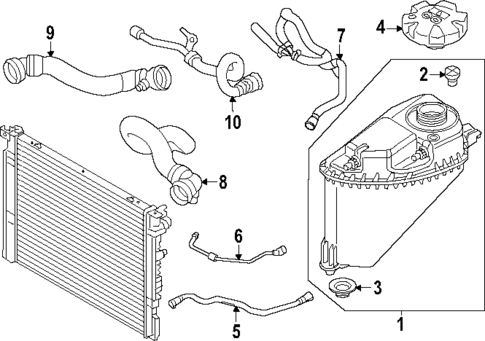 Hoses & Pipes for 2023 BMW X7 #0