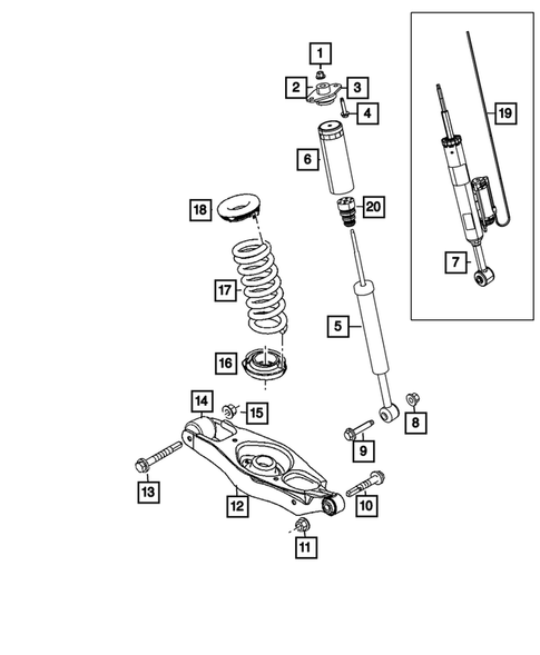 Rear Suspension and Cradle for 2012 Chrysler 300 #0