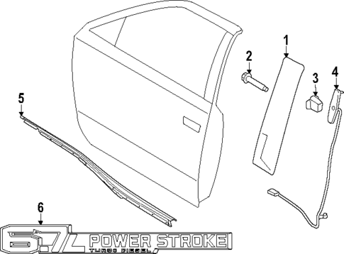 Keyless Entry Components for 2024 Ford F-250 Super Duty #1
