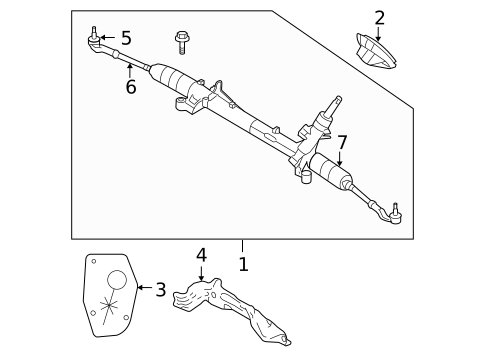 Steering Gear & Linkage for 2008 Volvo C70 #0