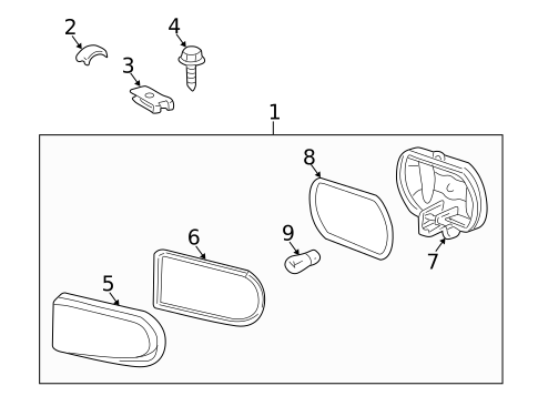 Bulbs - Chassis for 2000 Mercedes-Benz E320 #4