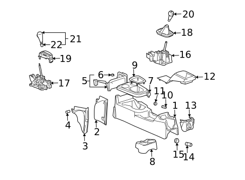 Console for 2005 Saturn Ion #1