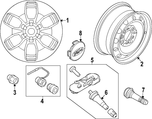 Wheels for 2025 Ford F-150 Lightning #1