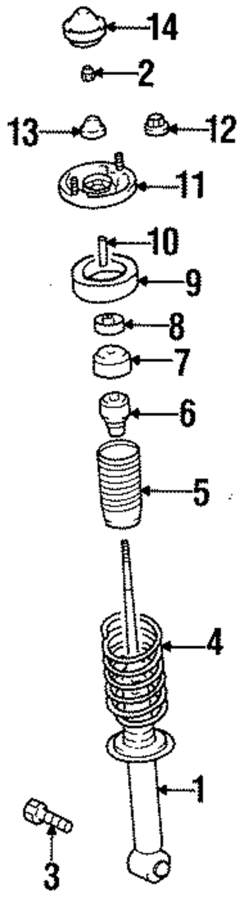 Struts & Components for 1997 Dodge Avenger #1