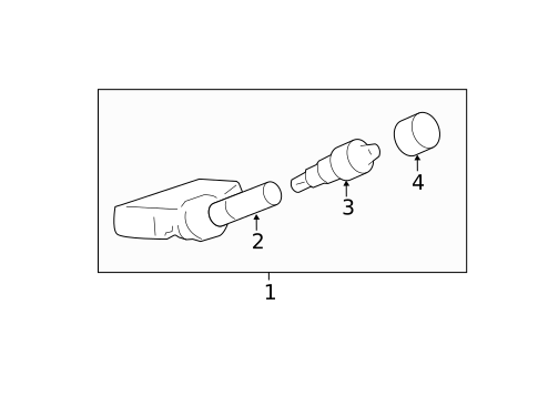 Tire Pressure Monitor Components for 2014 Chevrolet Silverado 2500 HD #0