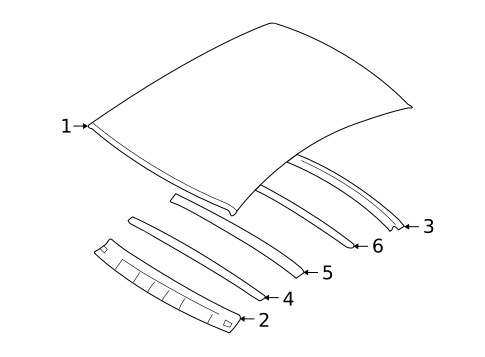 Roof & Components for 2011 Hyundai Azera #1