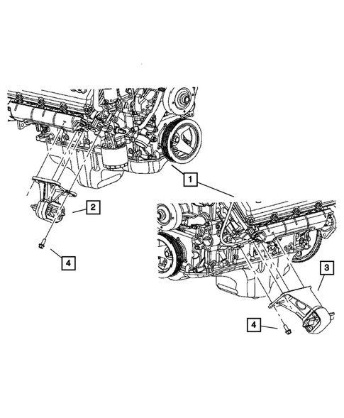 Engine Mounting for 2006 Dodge Durango #12