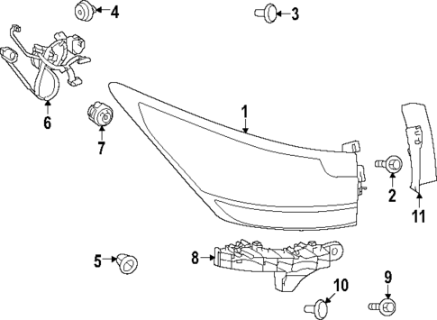 Tail Lamps for 2023 Lexus RX500h #2