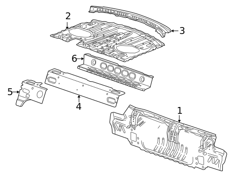 Rear Body for 2017 Cadillac CTS #0