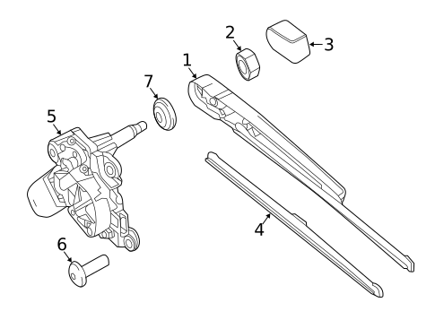 Wipers for 2017 Mercedes-Benz Metris #1