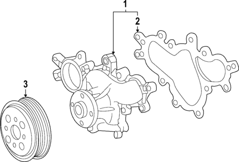 Water Pump for 2024 Lexus IS500 #0