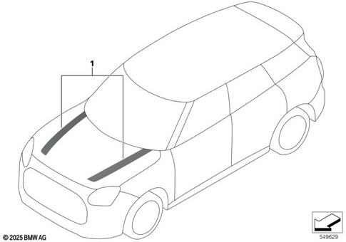 Exterior Trim Components for 2024 Mini Countryman SE ALL4 #4