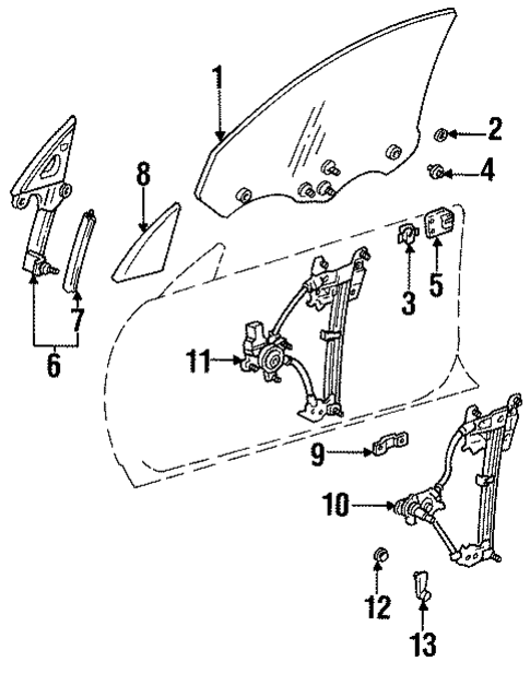 Door for 1997 Toyota Celica #1