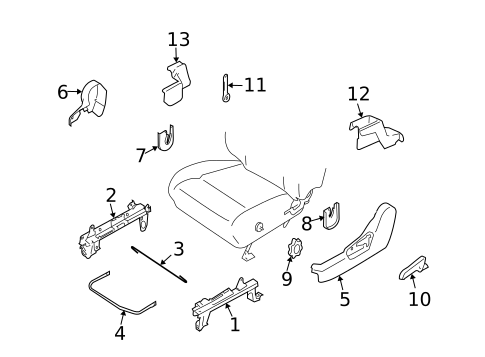Tracks & Components for 2005 Subaru Forester #0