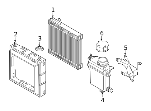 Radiator & Components for 2018 BMW M760i xDrive #2