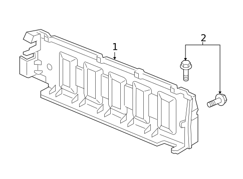 Interior Trim - Tail Gate for 2023 Honda Ridgeline #0