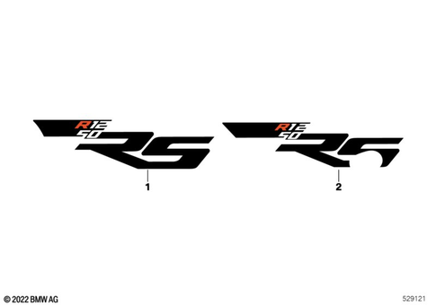 Stickers, Labels, Adhesive Film Strips for 2024 BMW-Motorrad R 1250 RS #2