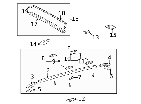 Luggage Carrier for 2005 Toyota Sequoia #0