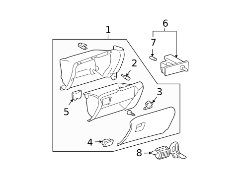 Instrument Panel for 2007 Lexus RX350 #1