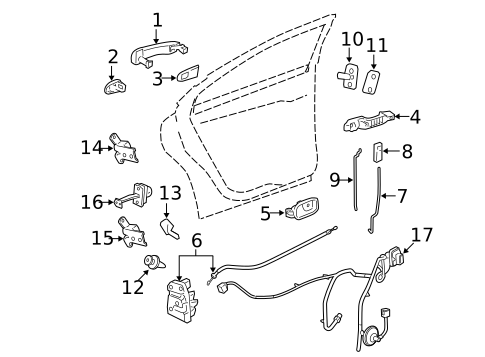 Rear Door for 2009 Chevrolet Malibu #0
