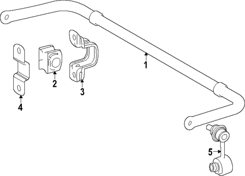 Stabilizer Bar & Components for 2024 Lexus RZ450e #0
