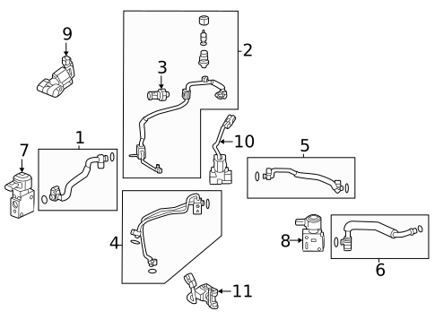 Hoses & Pipes for 2023 Lexus NX450h+ #0