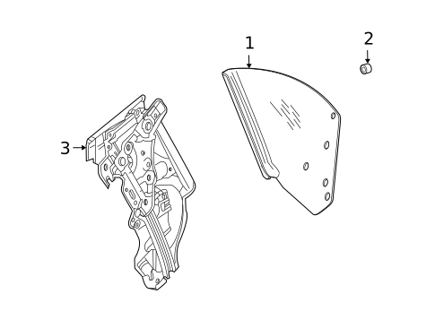 Glass & Hardware for 2010 Mitsubishi Eclipse #0