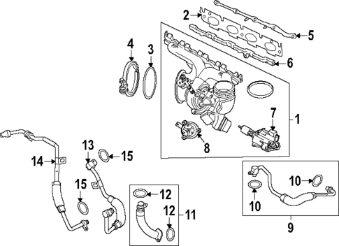 Turbocharger & Components for 2025 BMW 228 xDrive Gran Coupe #0