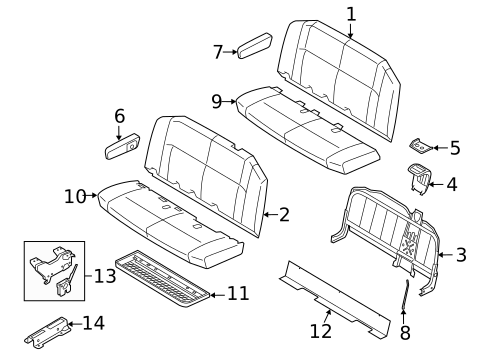 Second Row Seats for 2010 Ford E-150 #1