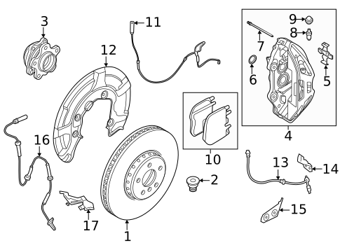 Front Brakes for 2021 BMW X6 #3