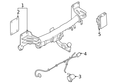 Trailer Hitch Components for 2021 BMW X6 #0