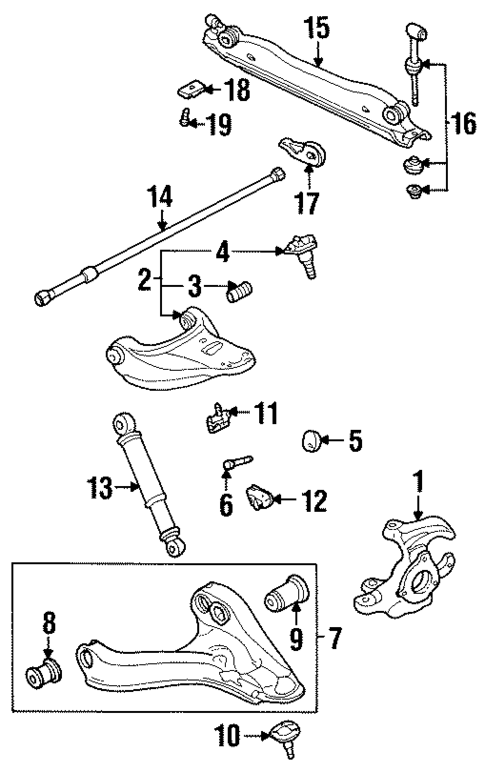 Suspension Components for 1999 Isuzu Hombre #0
