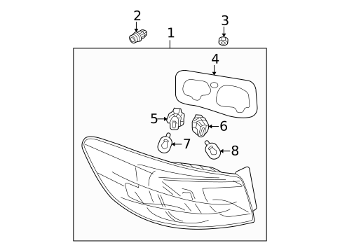 Combination Lamps for 2011 Mazda 3 #0